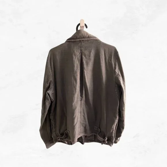 Free People Utility Jacket - Charcoal Gray - Picture 6 of 8